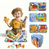 Toddler Toy Montessori Busy Book for 1-3 Years Old ,Puppy Theme Early Education Quiet Book Toddler Development Fine Motor Skills