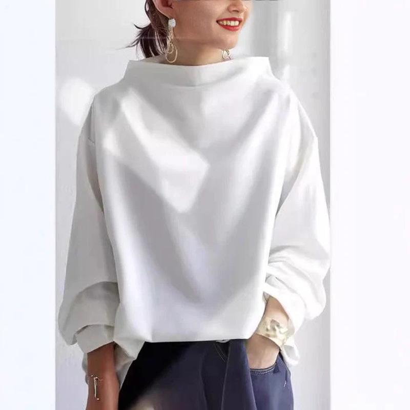2025 Women's Urban Velvet High-Collar Loose-Fit Hoodie