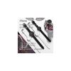 "Analog Watch Silicone Strap Black 35mm Waterproof Casual for Men and Women"