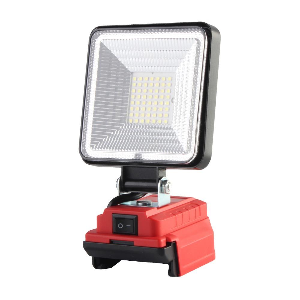4-Inch Outdoor Searchlight Portable Flashlight for Makita/Dewalt/Milwaukee/Bosch Outdoor Camping
