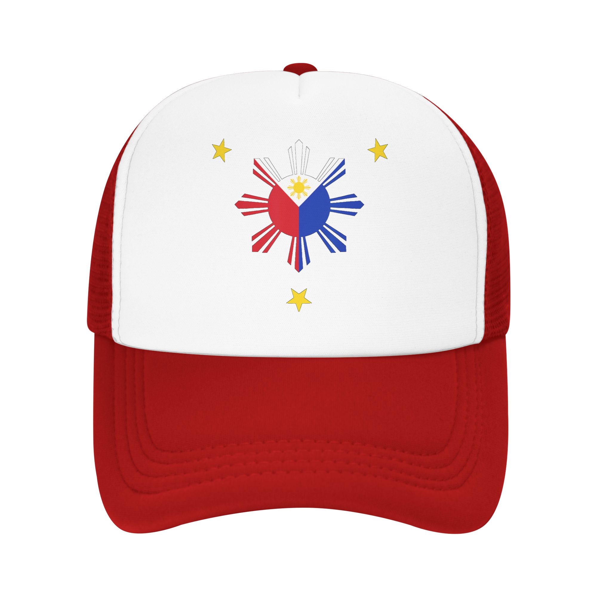 Philippines Flag Filipino Pinoy Pinay Pride Unisexila Mesh Baseball Cap Unisex HipHop Sun Caps  Hat Adjustable Summer Trucker Cap One Size