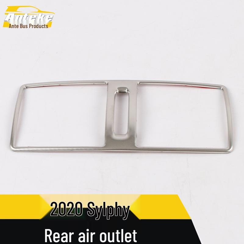 Sylphy Rear Air Outlet Bright Ring & A/C Panel Decorative Frame