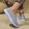 Summer New Europe and The United States Solid Color Casual Shoes A Stirrups Flat Shoes Breathable Lightweight Big Yards Flyknit Shoes