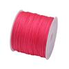50Yds 0.8mm Crafts Nylon Cord For Jewelry Making Beading Braided Nylon Satin String for Bracelets Rattail Trim Chinese Knot