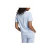 Adidas Logo Round Neck Short Sleeve T-Shirt Women tops Blue JE1227