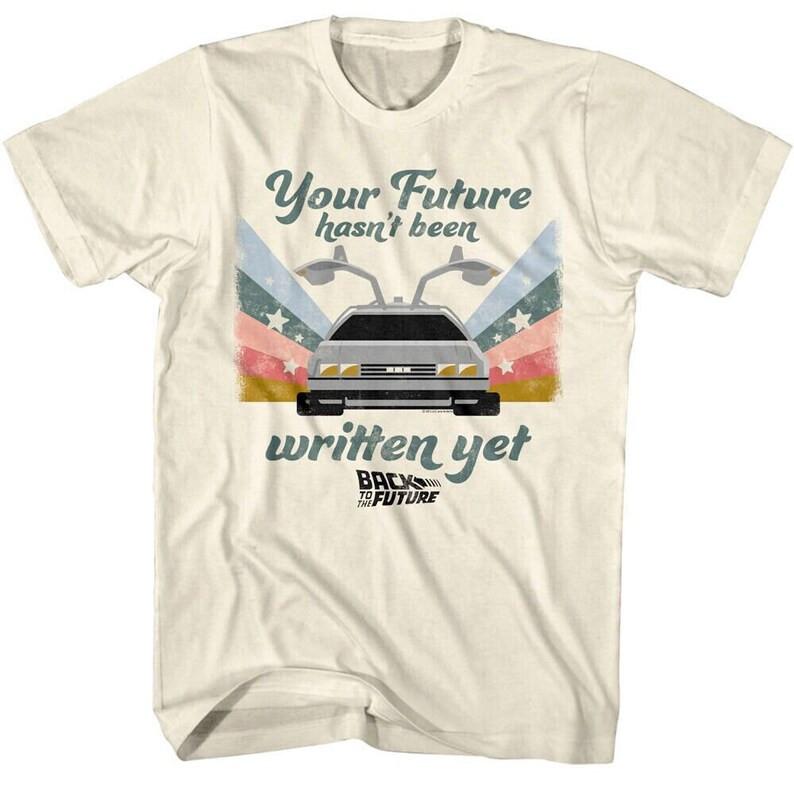 Back to The Future T-Shirt Your Future Hasn’t Been Written Yet Tops L