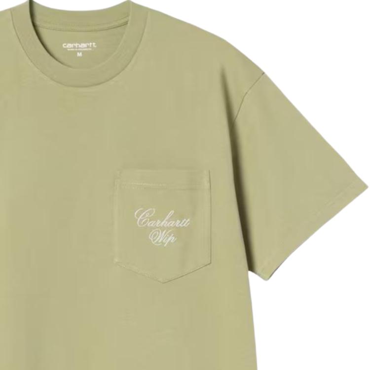 Carhartt WIP Loose Fit Embroidered Pocket Short Sleeve T-Shirt Men Tops I036204-3N8-XX