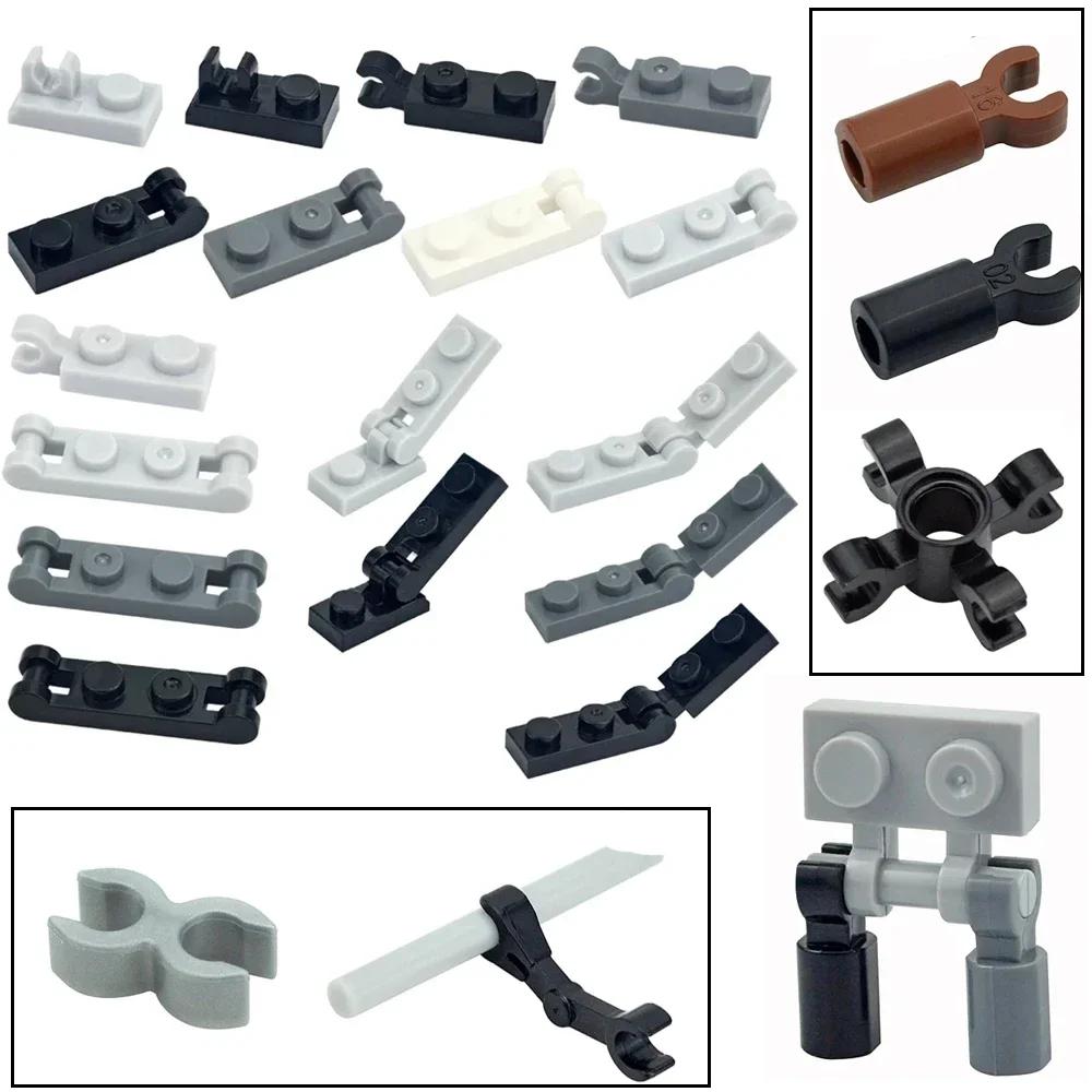 Kompatibel 63868 92280 60478 18649 MOC Teil Bauplatte Speziell 1x2 mit Griffen Dünner Stein Clip DIY Baustein Kinderspielzeug