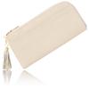 And Comfortable To the In Genuine Leather Long Wallet with Zipper and Large Coin Gift [GRAV] [Soft Touch] (Featured Magazines) Women's L-Shaped (Thin