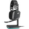 Casque sans fil hs80 rgb - carbone corsair - casque micro - dolby atmos - technologie sans fil