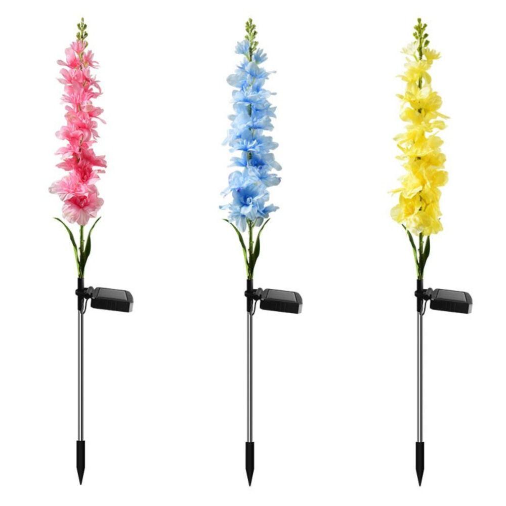 Creative Garden Floor Lamp Realistic Simulation Flower Lamps Garden Solar Lights  House
