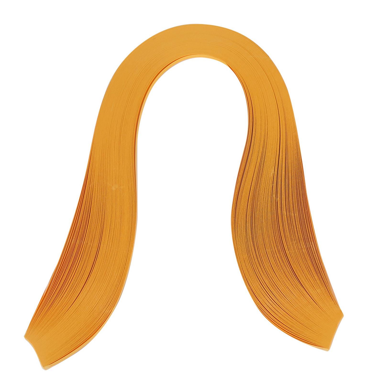 

600 полосок бумаги для квиллинга своими руками шириной 3 мм, чистый цвет, бумага для оригами, ручная работа(черный) оранжевый