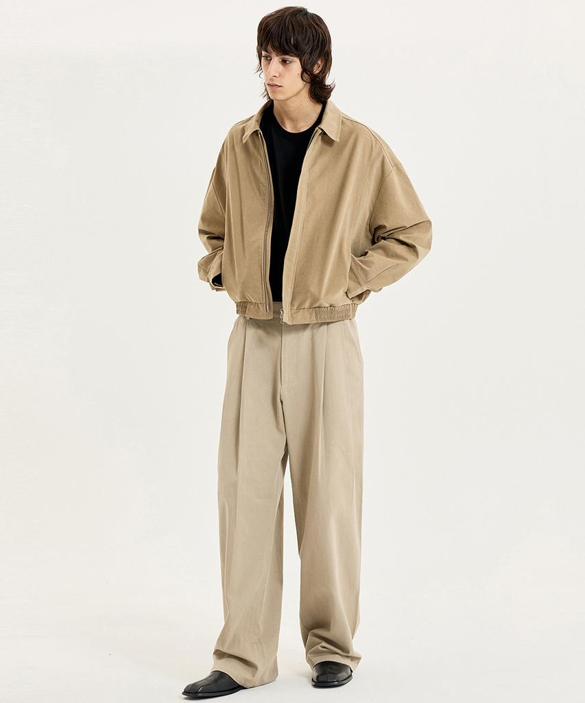 Then Our Trench Blouson Jacket (Beige)