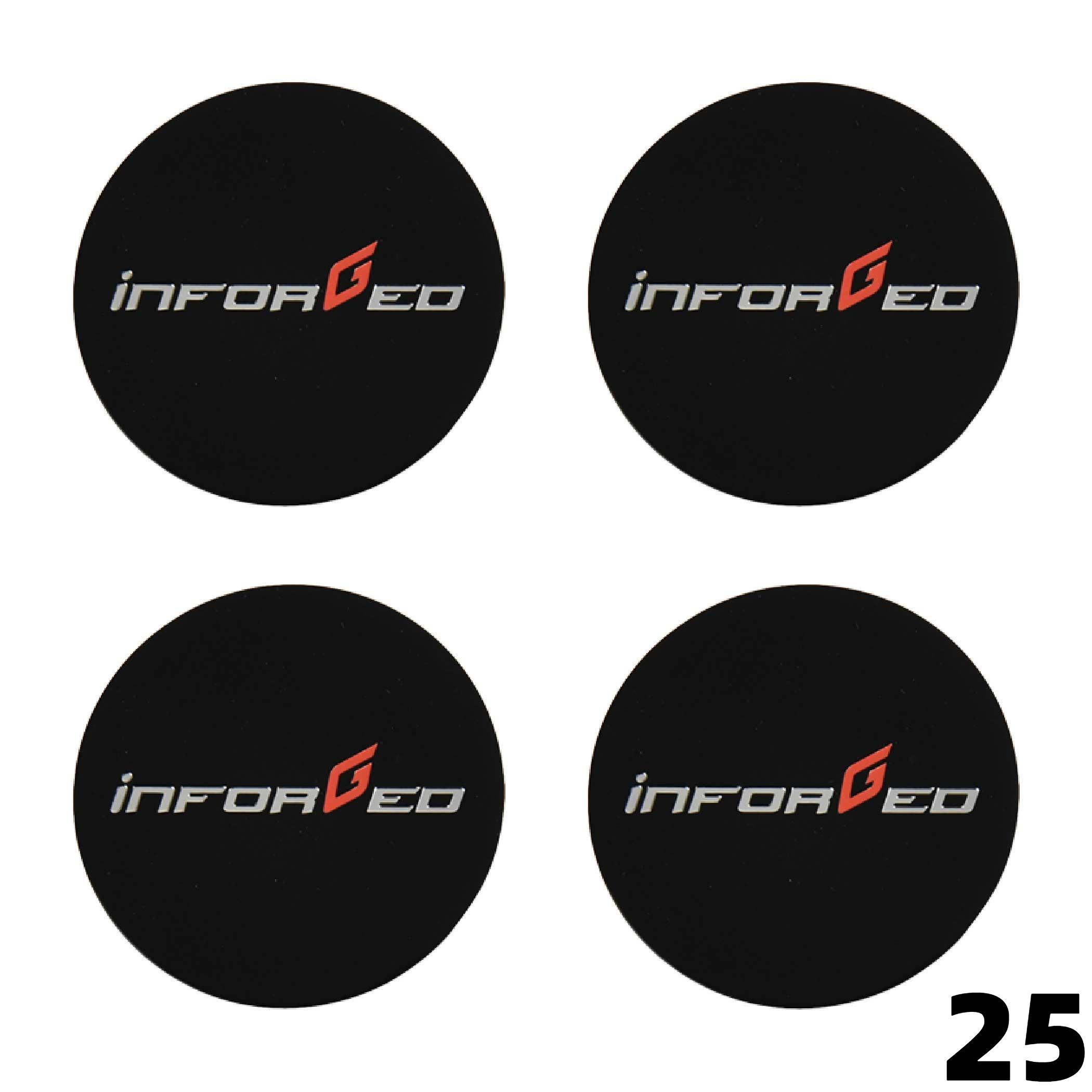 

1Set/4PCS 50MM Stickers OZ VOSSEN INFORGED Logo Center Rim Cap Car Sticker Wheel Cover Hub Caps Emblem