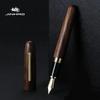 JINHAO 9056 Wood Fountain Pen Gift Classic Golden M Nib Spin Ebony Walnut Rosewood School Student Office Supplies Stationery