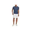 Polo Ralph Lauren SS22 Poloshirt mit gesticktem Logo, Slim Fit, einfarbig, Blau, MNPOKNI1N810210-E50