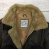 TERRA AUSTRALIS / Schwere Schaffell B-3 Fliegerjacke [Herren M / Braun] Bomber / Blouson(GEBRAUCHT)
