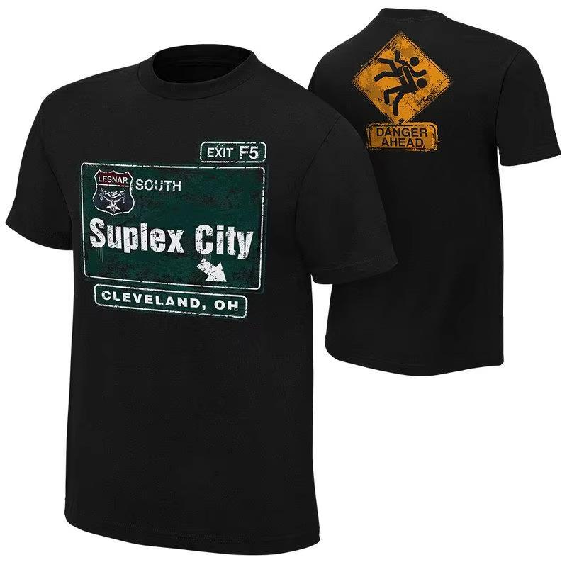 

Brock Lesnar Paul Heyman Beast for Business DoubleSided Printing Men Summer Round Neck Short Sleeved Casual Pure Cotton Print 4XL