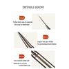 6/9/12/15/18mm Nail Liner Brush Set Drawing Lines Stripe Painting Flower Pen Nail Art Manicure Metal Handle