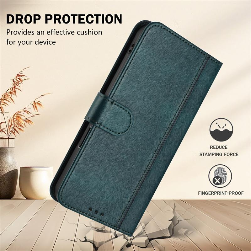 Casing For Samsung Galaxy S6 S7 Edge S8 S9 S10 Plus+ Lite S10E Leather Wallet Pocket Card Slots Flip Case Cover