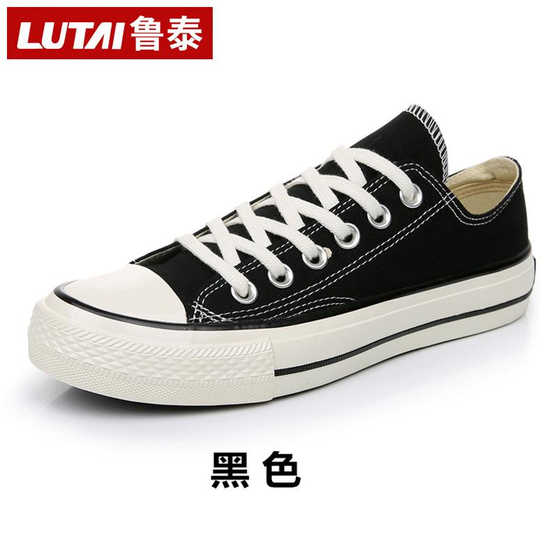 Little white shoes white canvas shoes work shoes men's casual shoes one pedal lazy shoes men's shoes single shoes sneakers