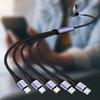 USB A To 5 Port Type-C 5 Pin Charging Data Cable Splitter Cord Universal 66W USB Fast Charging Cord for Phone Tablet