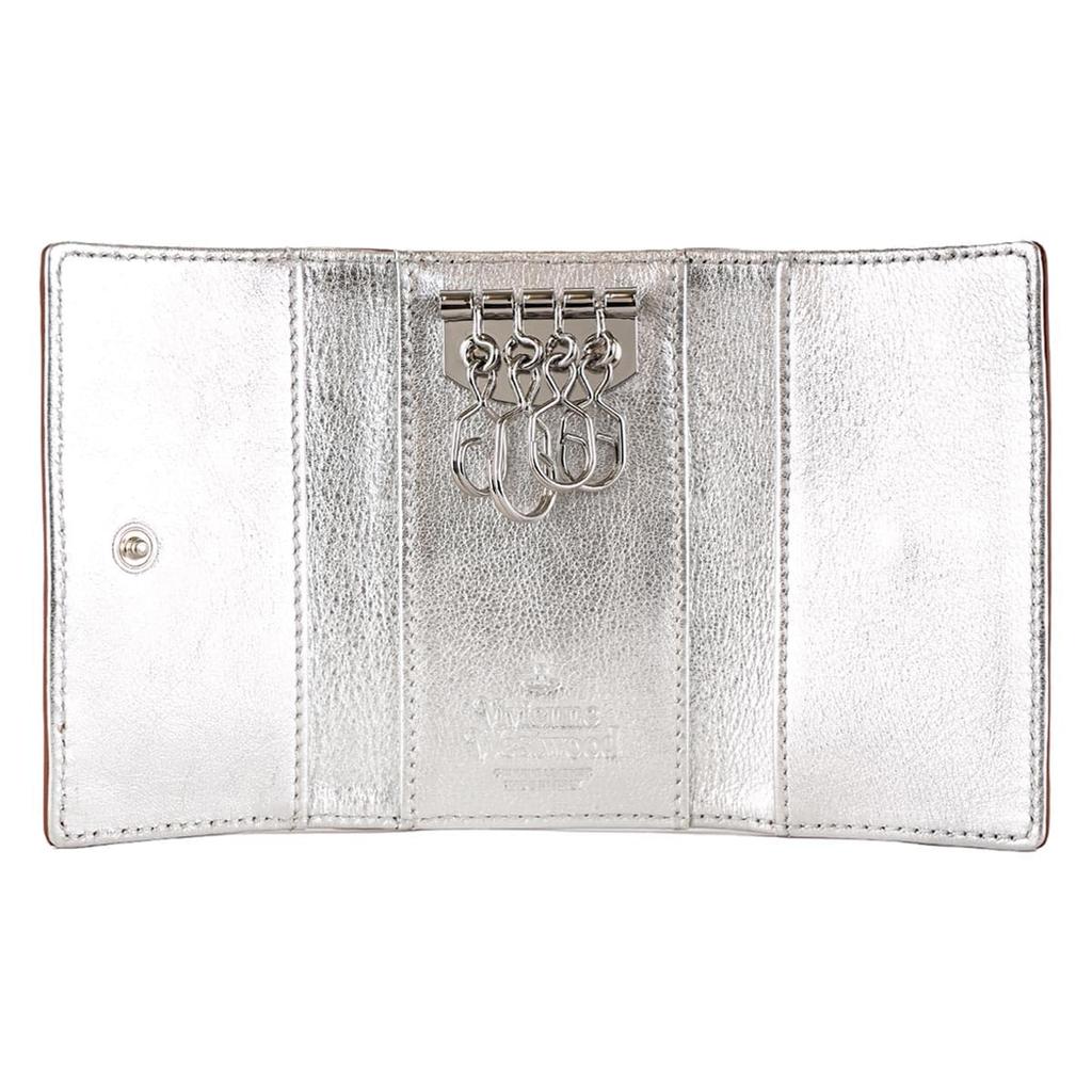 Key Case 51020001 L001L NAPPA KEY CASE D411 Tan x Silver [Vivienne Westwood] Women's TAN-SILVER [Item]
