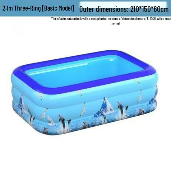 Foldable Inflatable Kid's Bath Pool for Home