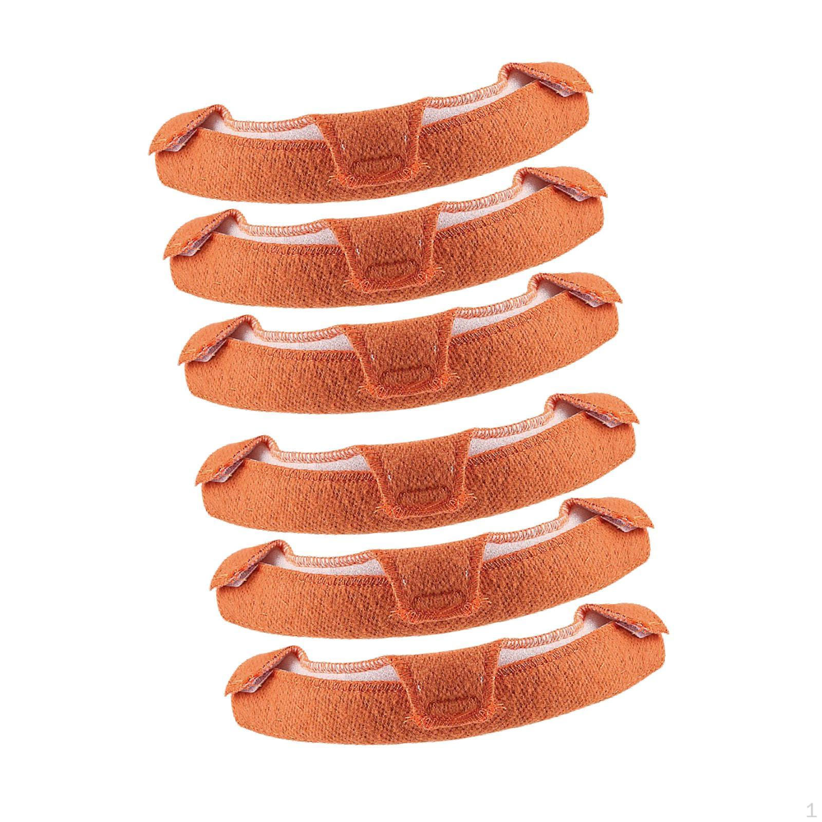 

6 Pack Hard Hat Sweatbands for Helmet Use Replacement Accessories помаранчевий