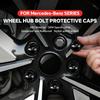 For Benz 20pcs Black Car Wheel Caps Bolts Automotive Wheel Hub Nut Protective Cap Rust Proof Waterproof Cap Tire Nut CapsGood Product