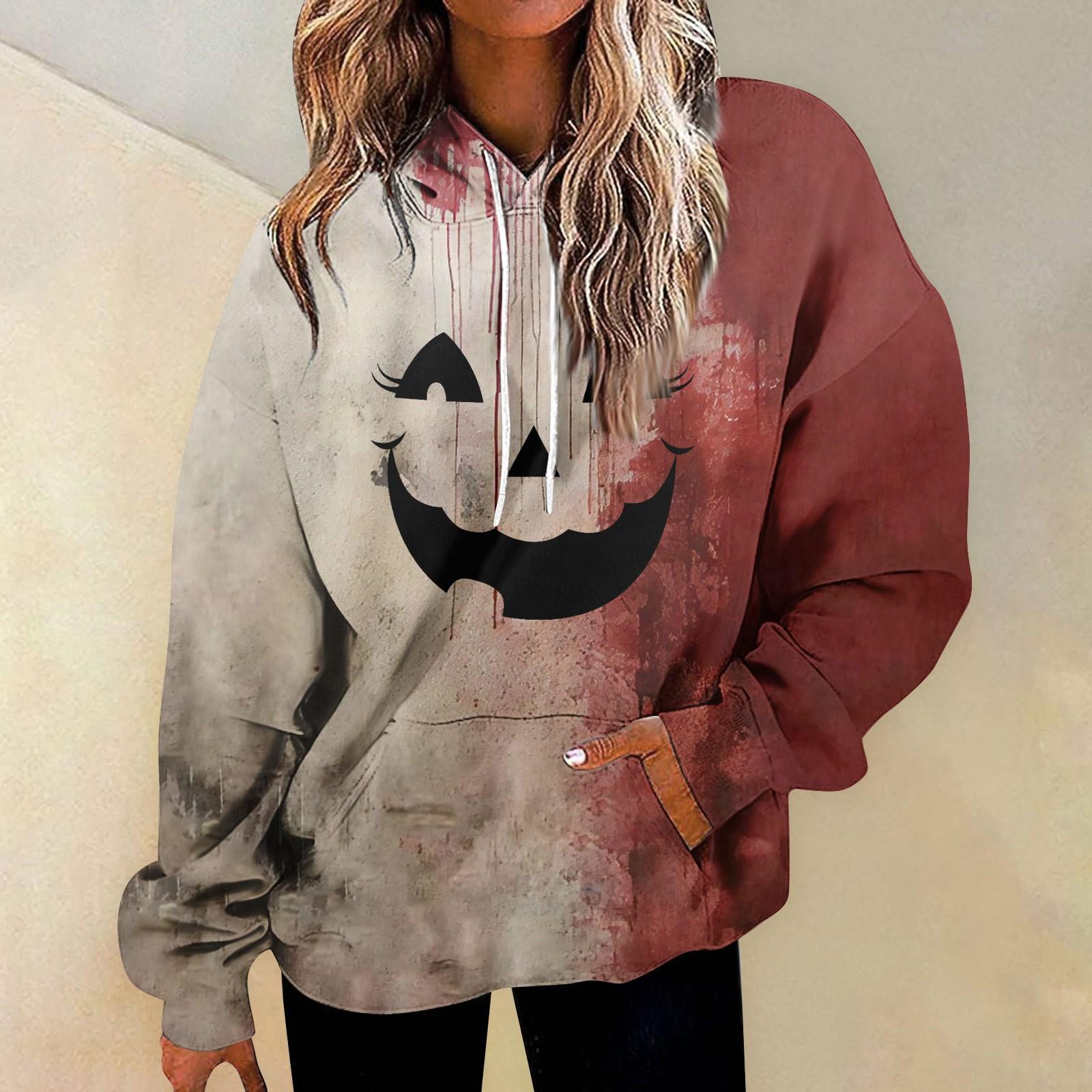 

Жіноча модна щоденна універсальна повсякденна толстовка з візерунком Щоденна толстовка з принтом з довгими рукавами XXXXXL чорний