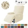 1 Seater Velvet Elastic Recliner Cover Relax Lazy Boy Chair Covers Single Lounger Couch Slipcover Armchair Protector Slipcovers