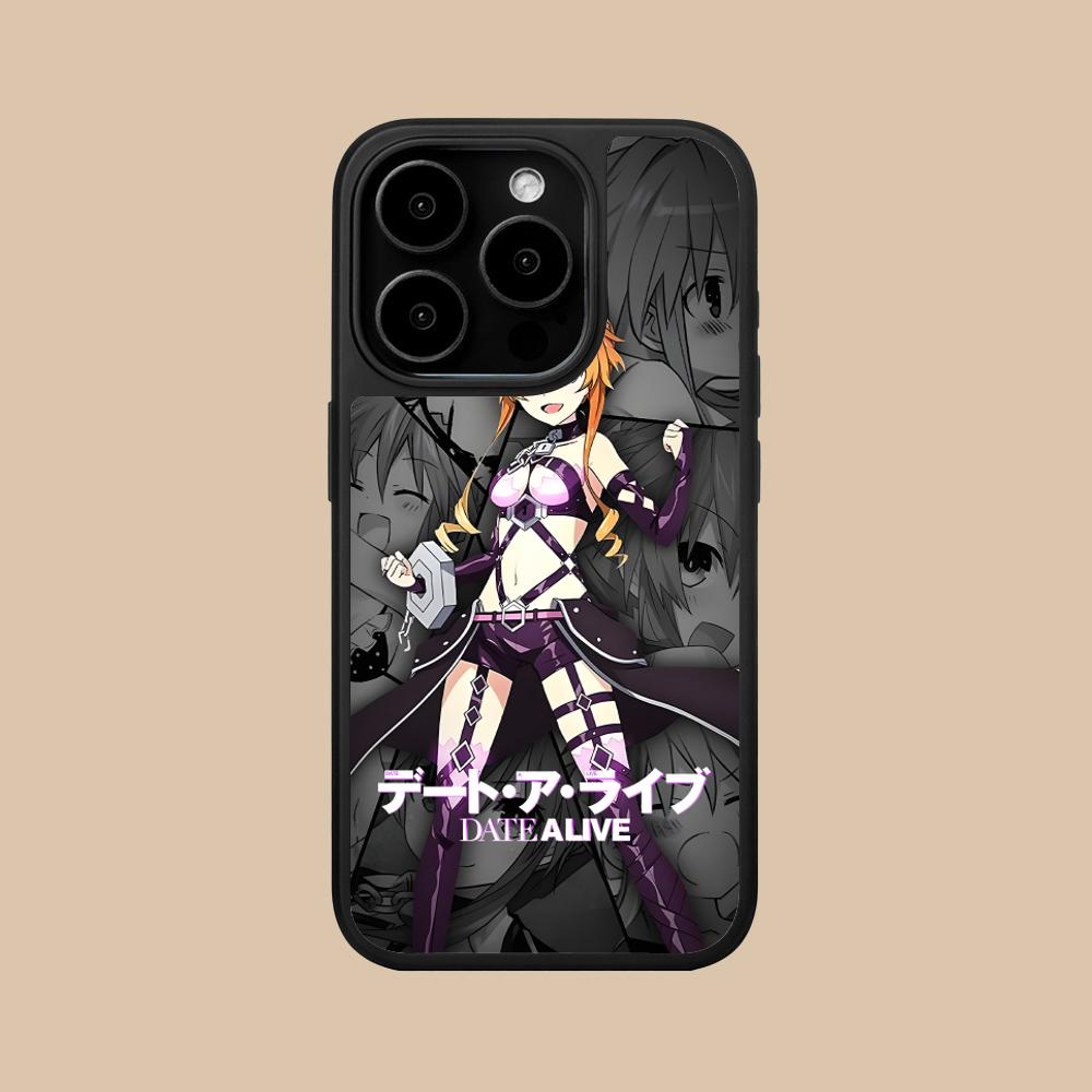 Date a Live Yamai Kaguya Matte Surface Mobile Phone Case for iPhone 17 16 15 14 13 12 11 Air Pro Max Plus Colorful Cover