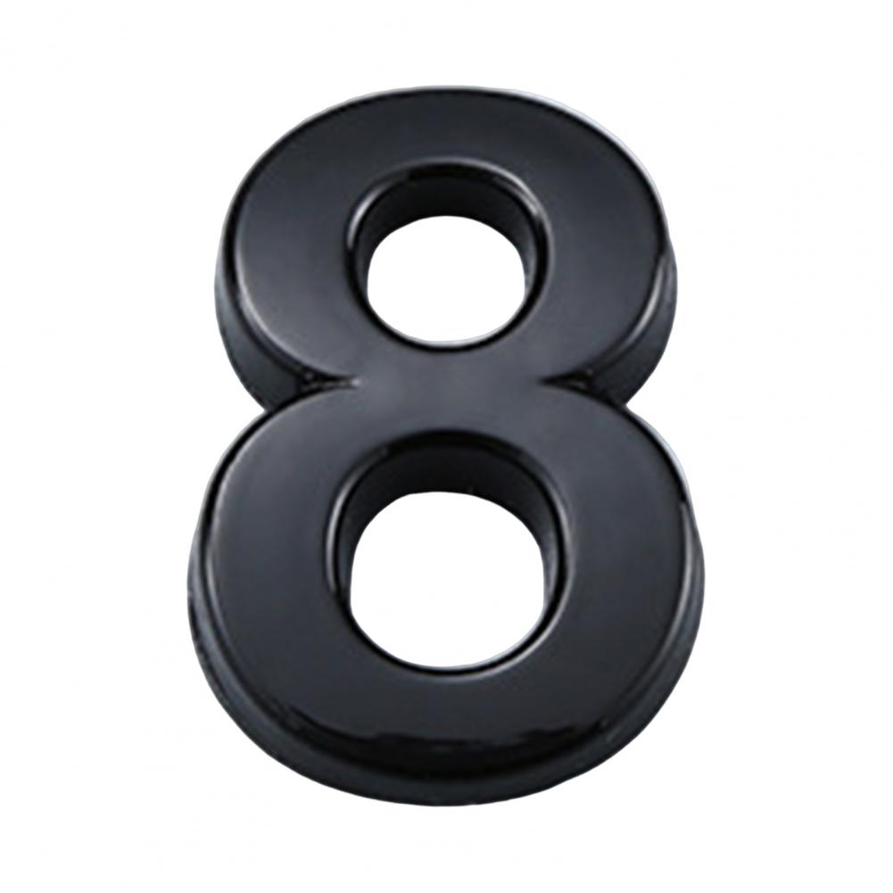 3D Hausnummer Selbstklebend 0-9 Modernes Straßen-Türschild Adressnummer Moderne Heimdekoration Nummer Briefkastenschild