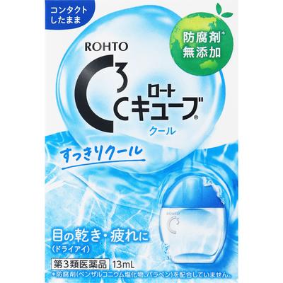 Roto C Cube Cool a 13mL For Contact Lenses Eye Drops Indications: Discomfort When Wearing Soft or Hard Contact Lenses, Tear Supplementation (dry