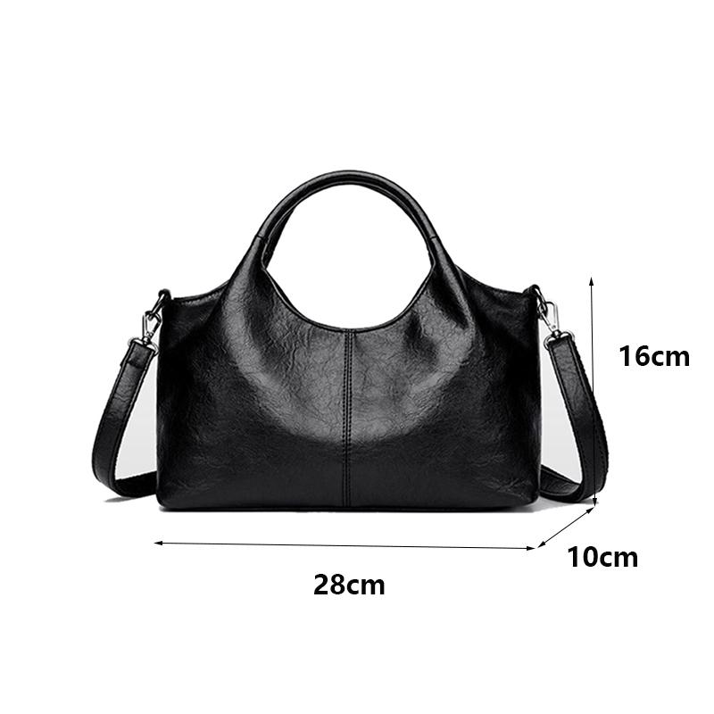 Yogodlns High Quality Large Capacity Faux Leather Women Tote Bag Designer Soft Leather Ladies Shoulder Crossbody Bag Fashion Female Handbags