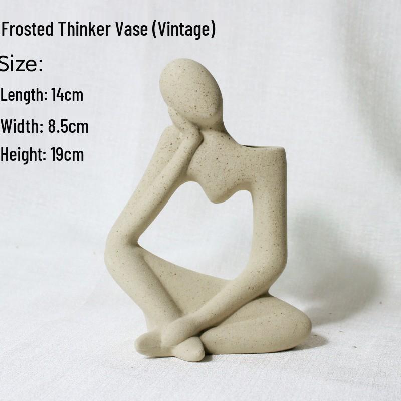 Minimalistische Moderne Abstrakte Kunstvase für Wohnzimmer- und Weinschrankdekor