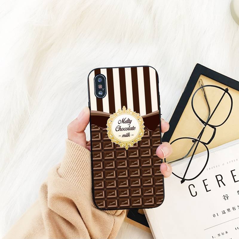 

YNDFCNB чехол для телефона с шоколадным пончиком, чехол для iPhone 13 11 8 7 6 6S Plus X XS MAX 5 5S SE 2020 XR 11 pro, чехол iphone 11