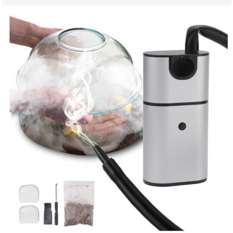 Ruční udírna na studený kouř BBQ koktejl jídlo nápoj molekulární kuchyně stroj přenosný generátor kouře