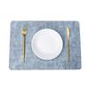 Dual-Sided Luxury Leather Placemat - Nordic Minimalist Design, High-end Waterproof & Heat-resistant Table Mat for Western Dining.