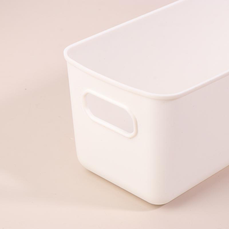 1 Stück Desktop-Aufbewahrungsbox für Schreibwaren Weiß Toilettenartikel Kosmetik Verschiedenes Kunststoff-Aufbewahrungs-Organisationsbox Schubladen-Organizer