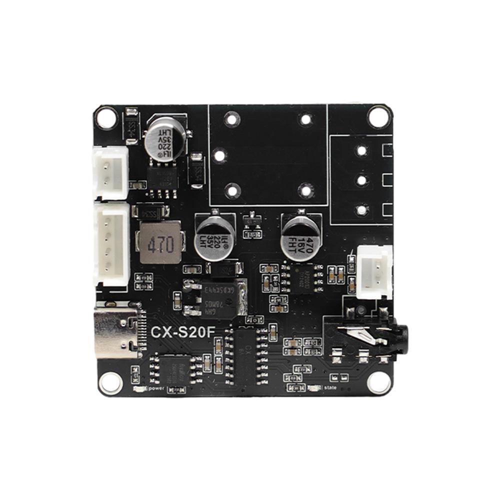 Voice Playback Module MP3 Music Player UART Serial Port Control 20W Class D Amplifier Board Support MP3/WAV Decoding