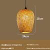 Bamboo Woven Pendant Light: Creative Pastoral Art for Study, Bedroom, Hallway, or Balcony