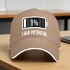 I Had Potential Sun Baseball Cap  Summer yk Funny Hip Hop Hats For Women Unisex Tennis Skate Snapback Cap