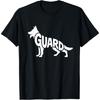 Guard Dog Word Art - German Shepherd Security Design T-Shirt