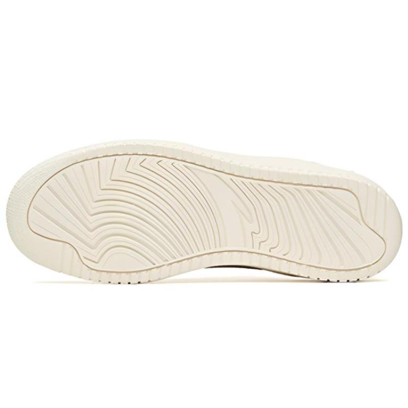 Anta Life Collection Slip Resistant Abrasion Resistant Low top Skateboard Shoes Women's White Purple Sneakers 922358066-22