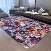 Classic T-Touhou P-Project Floor Mat INS Style Soft Bedroom Floor House Laundry Room Mat Anti-skid Household Carpets