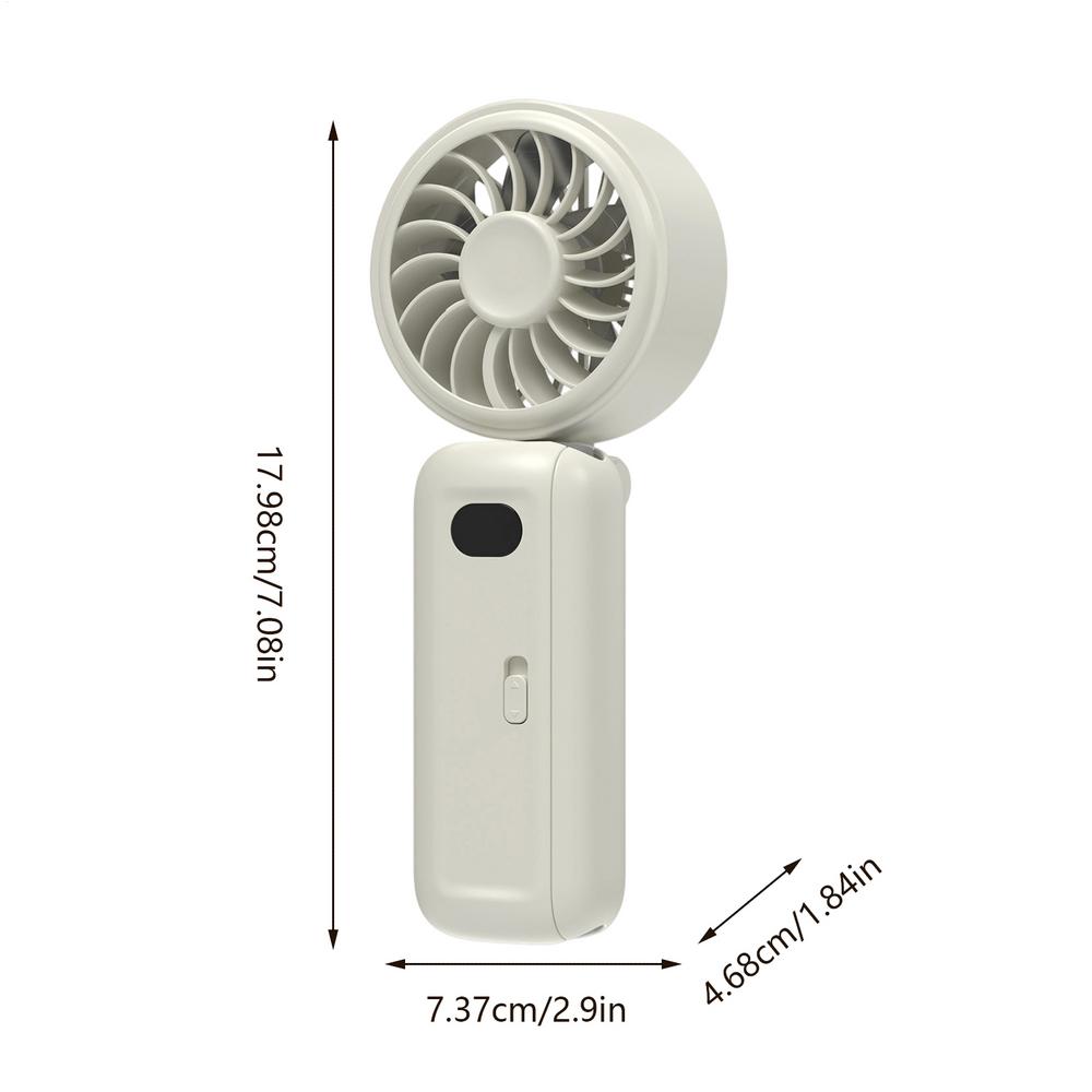 Clip On Fan Rechargeable Handheld Personal Mini Personal Fan Portable Cooling For Home Bedroom Office Desk Table Stroller Travel