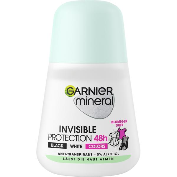 Garnier Garnier Invisible Black White Color Deo Roll-on 50ml