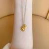 Ancient Gold Money-Attracting Necklace with Fortune Beast Pendant